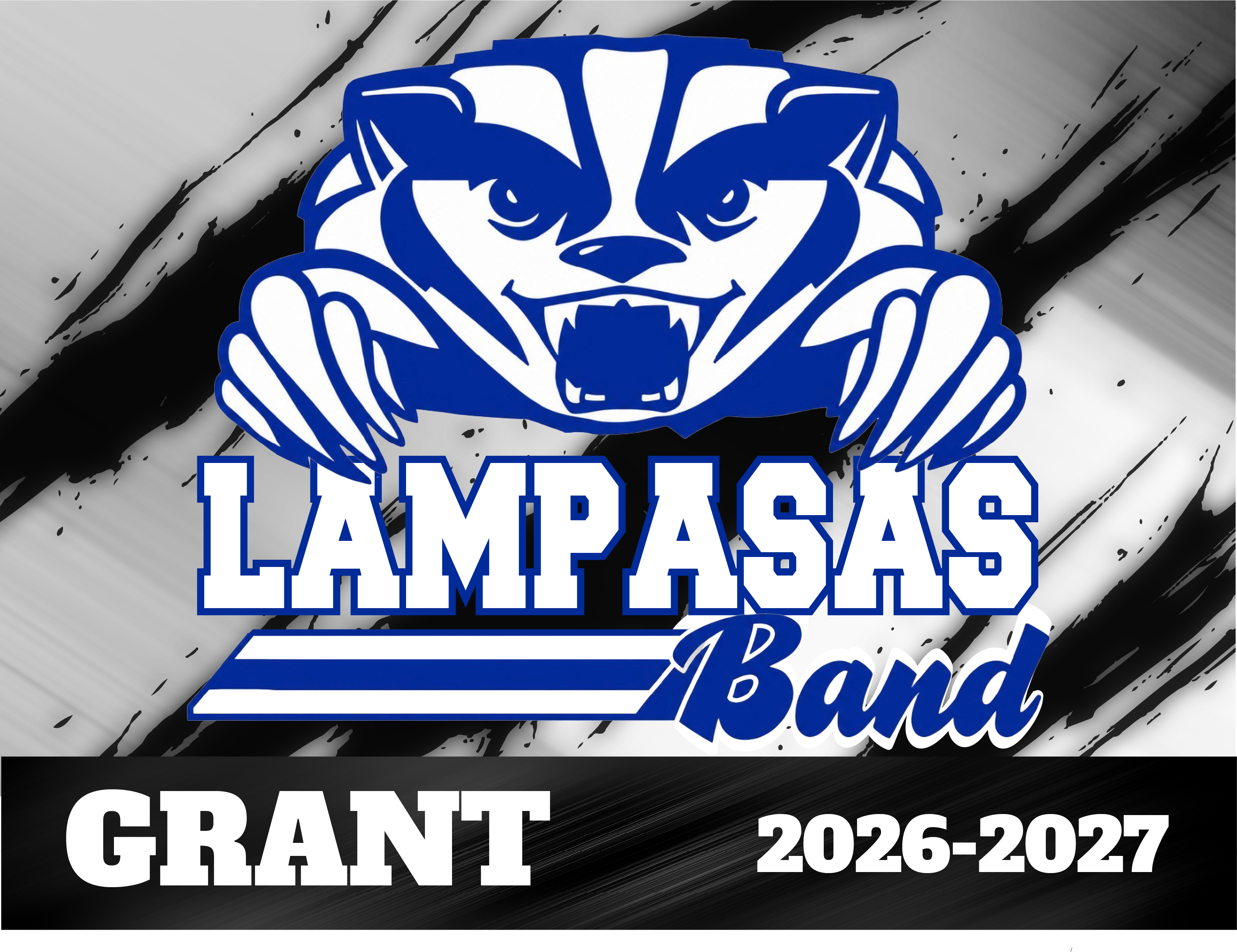 2026 Badger Band Yard Sign