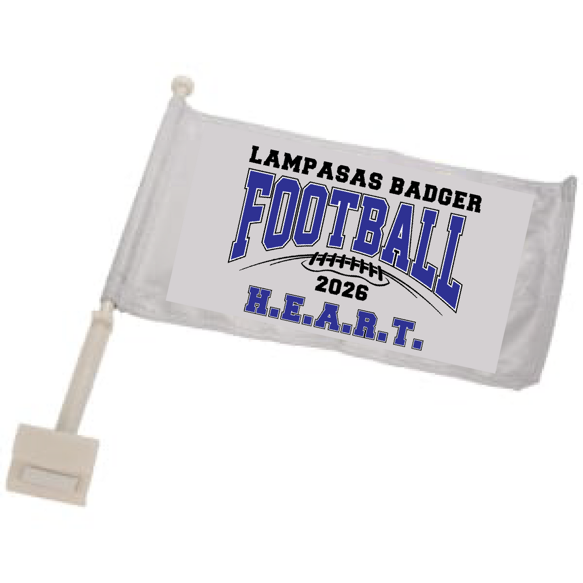 2026 Football Car Flag