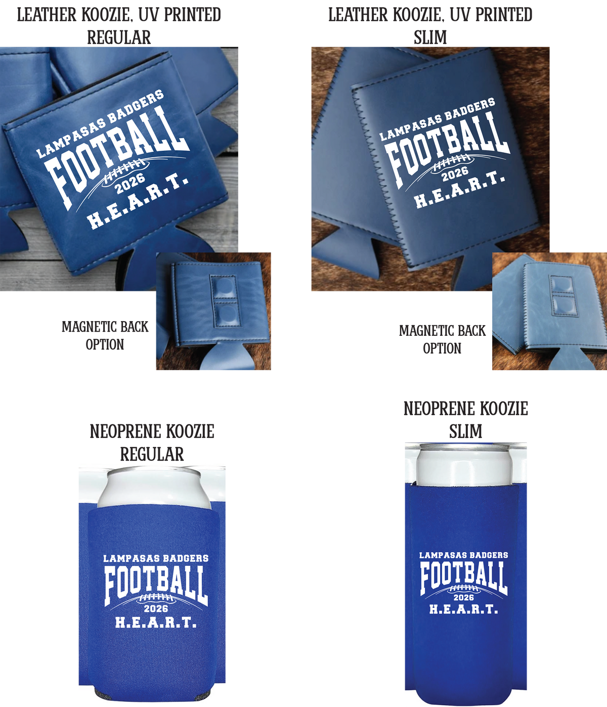2026 Football Koozies