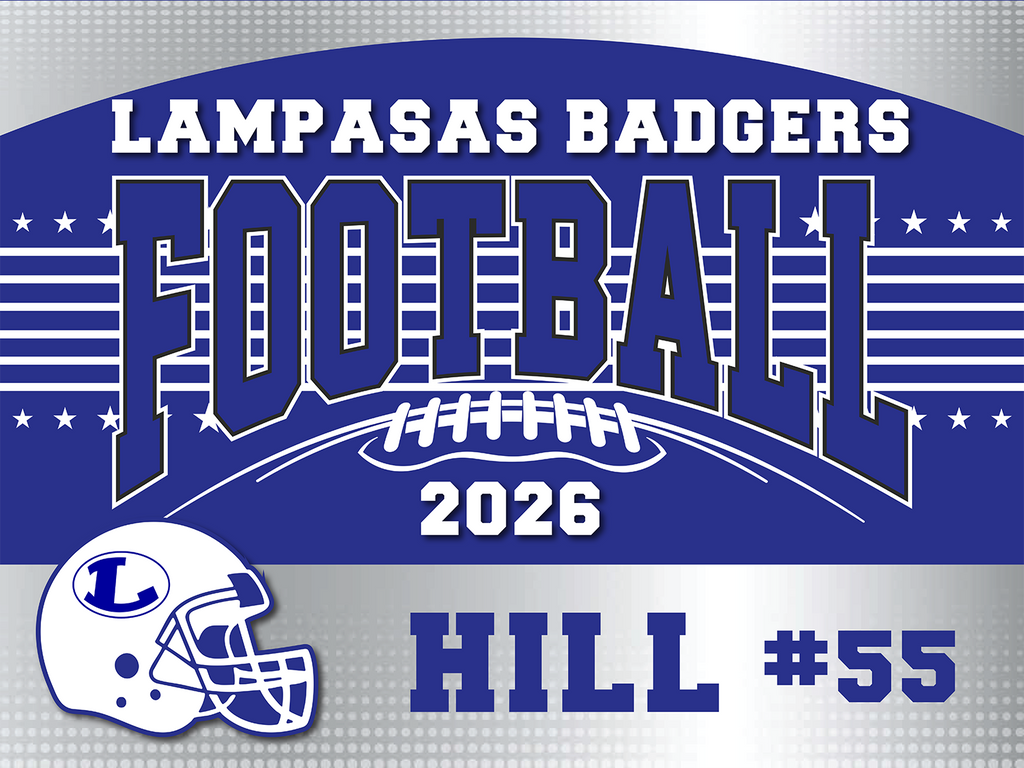 2026 Custom Football Yard Signs
