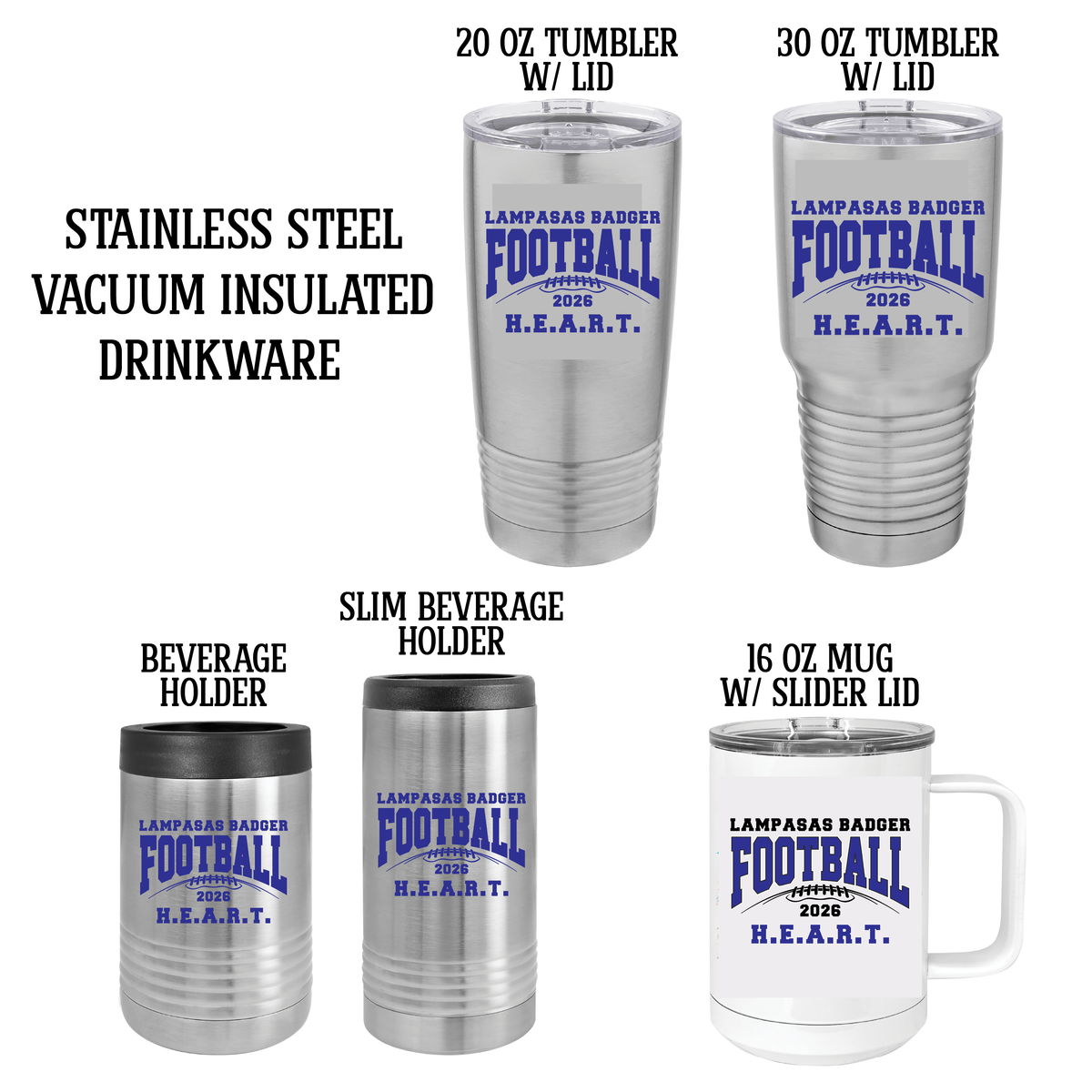 2026 Football Drinkware